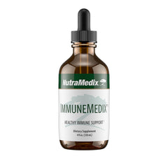 NutraMedix ImmuneMedix bottle front highlighting the herbal blend for daily immune support