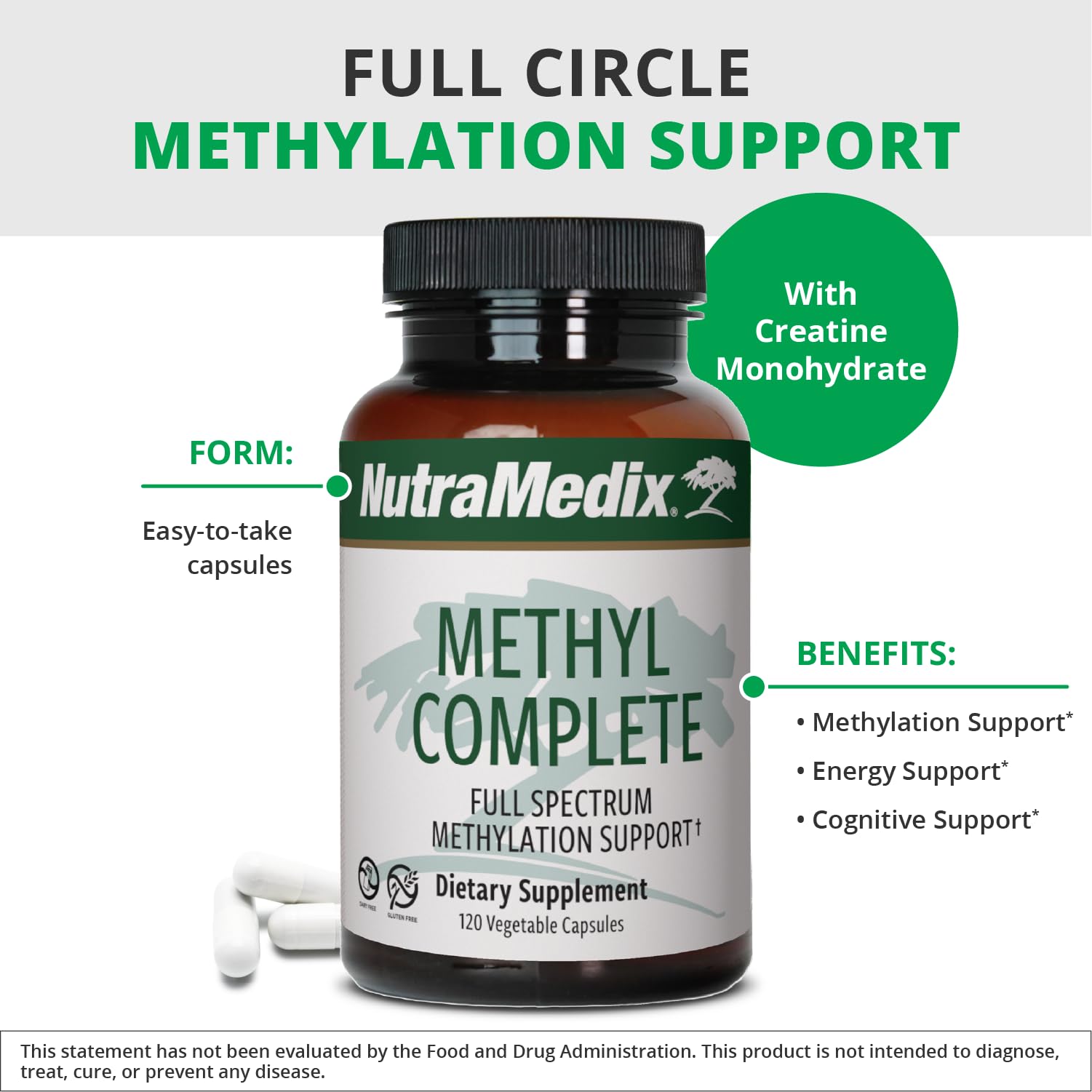 NutraMedix Methyl Complete packaging on desk conveys practical supplementation for daily energy support