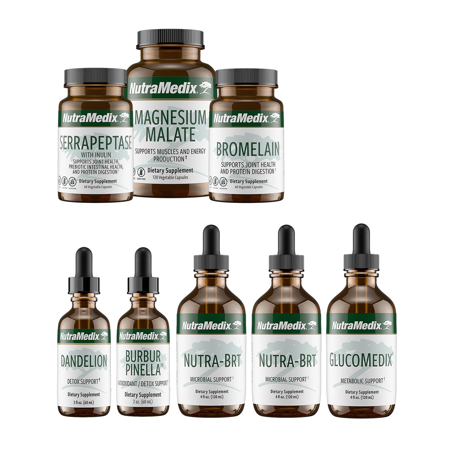 NutraMedix Month Five detox bottle pour supports daily energy and gentle cleansing.