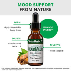 MoodMedix label highlights turmeric and cat's claw immune-support blend.