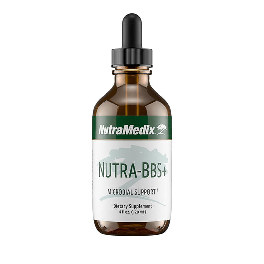 NutraMedix Nutra-BBS+ bottle drops for easy daily use and starting routines.