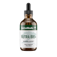NutraMedix Nutra-BBS+ bottle drops for easy daily use and starting routines.