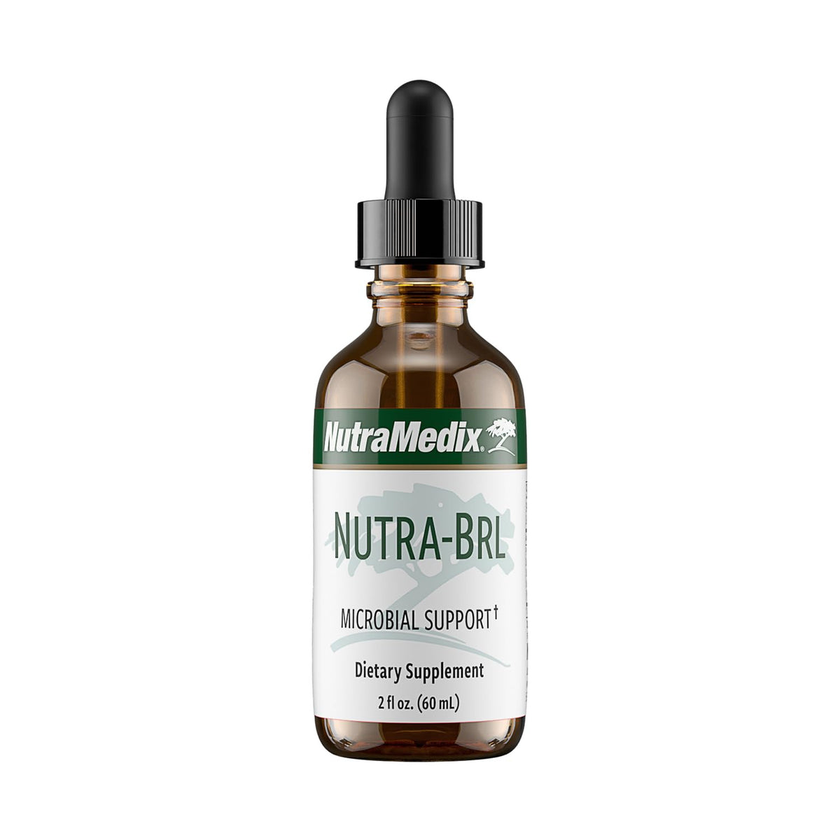 NutraMedix Nutra BRL bottle closeup highlighting herbal blend for immune support.