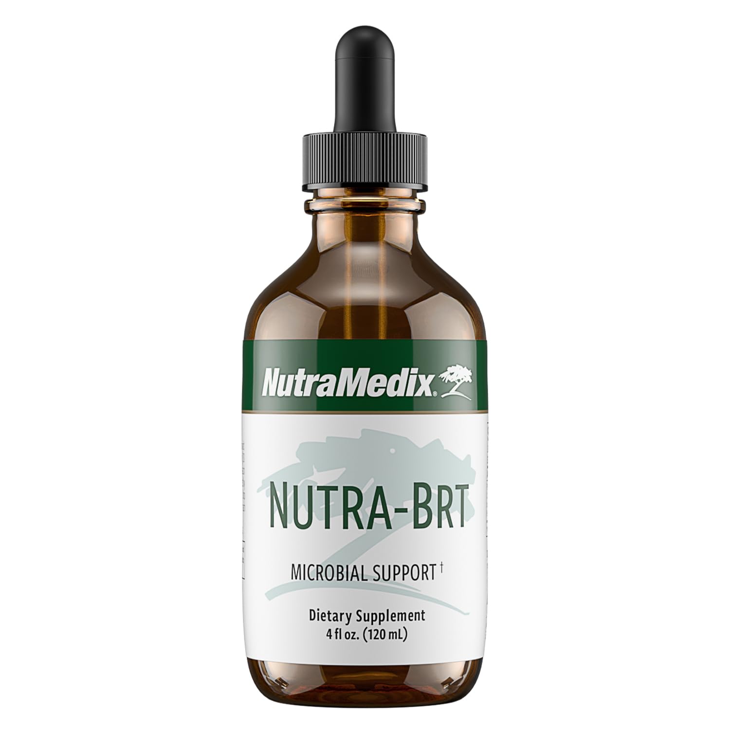 NutraMedix Nutra-BRT bottle label highlighting Huacapurana and Houttuynia for immune support