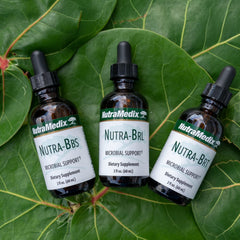 Nutramedix Nutra BRT family-use daily supplement concept.