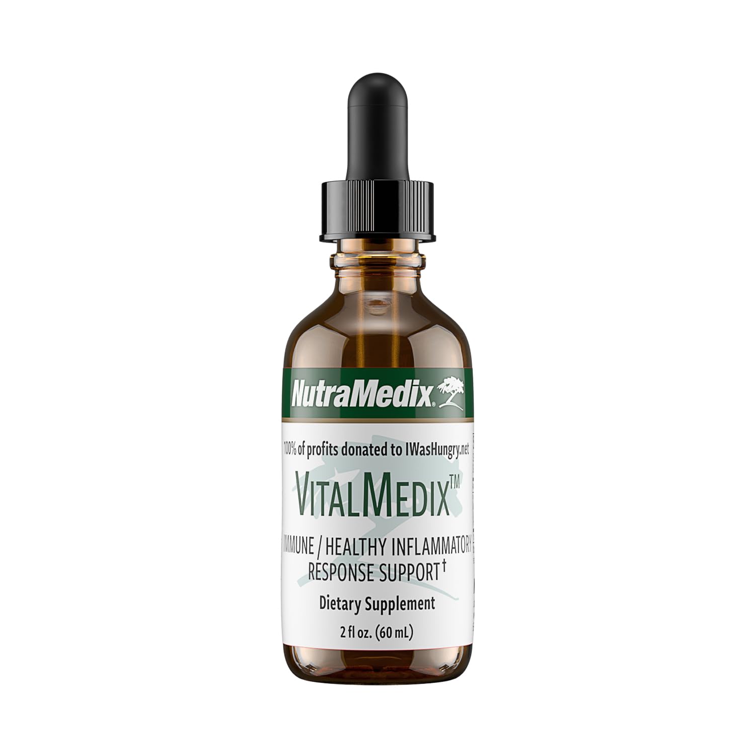NutraMedix VitalMedix bottle front with vibrant label for daily immune support