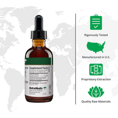 NutraMedix VitalMedix bottle label close-up highlighting moringa and cat's claw ingredients