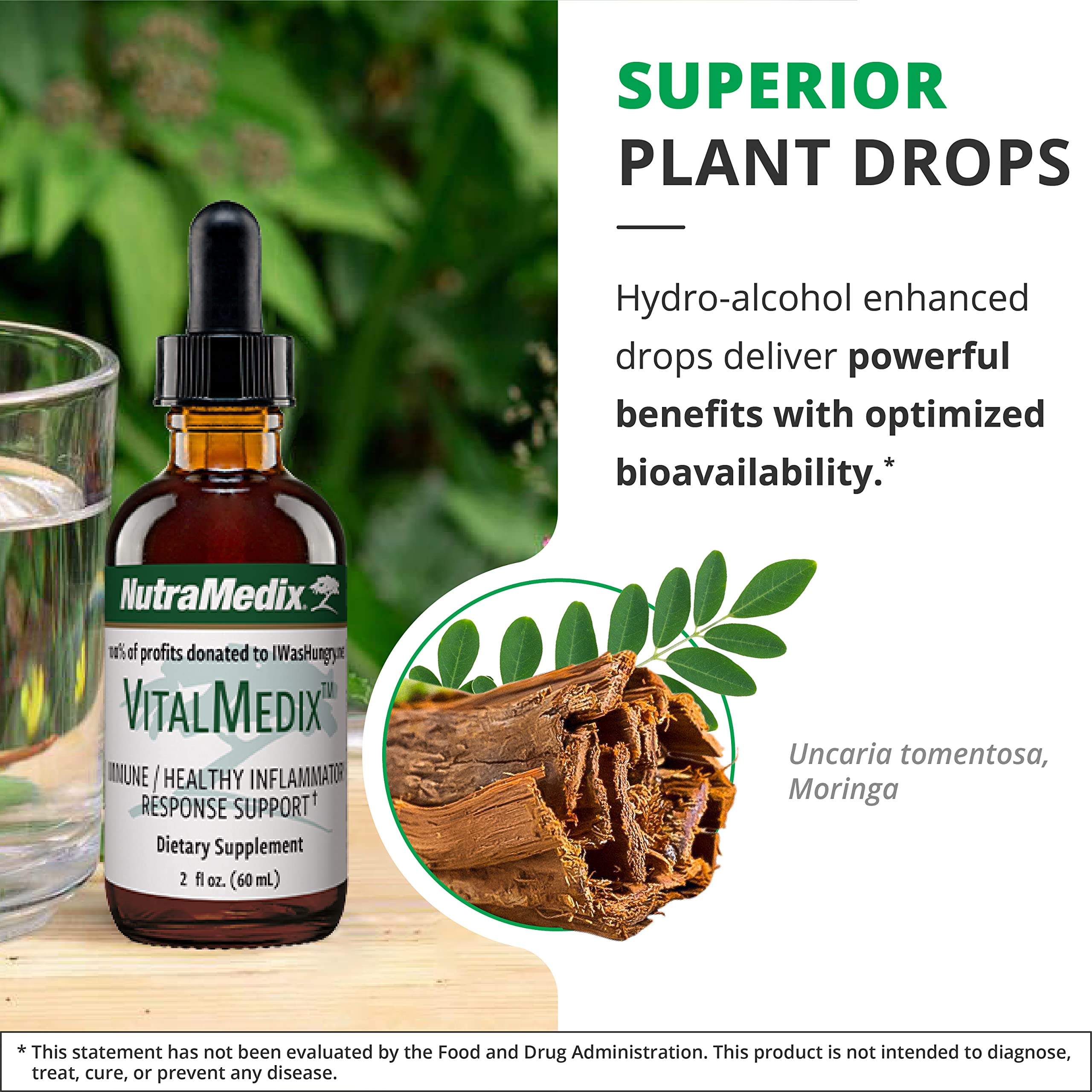 NutraMedix VitalMedix cat's claw ingredient highlight for immune support