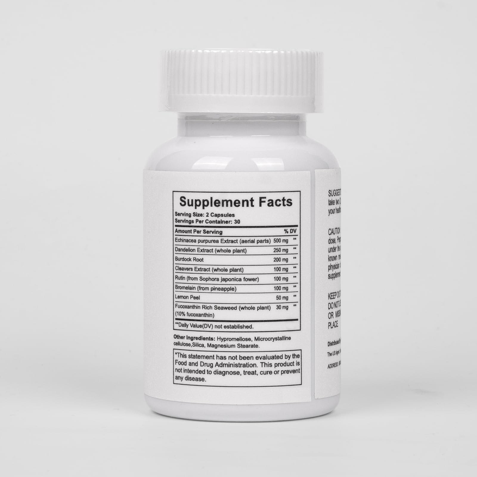 NutraNourish Lymphatic Drainage capsules in hand for convenient use