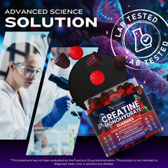 Nutraonda gummies energy-boost image emphasizing sustained performance