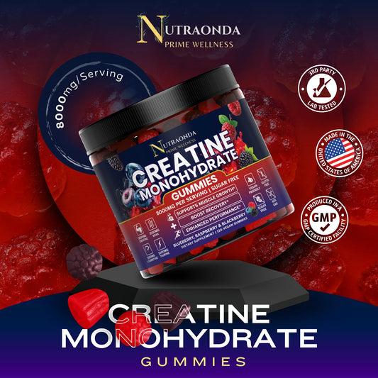 Nutraonda gummies texture closeup showing soft bite for easy consumption