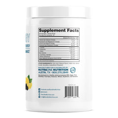 NutraOne Amino Energy scoop for quick BCAA servings before training