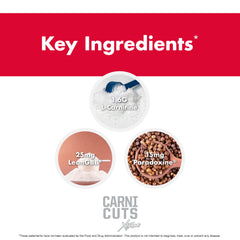 Retail packaging of NutraOne CarniCuts Xtreme Pineapple on a store shelf.