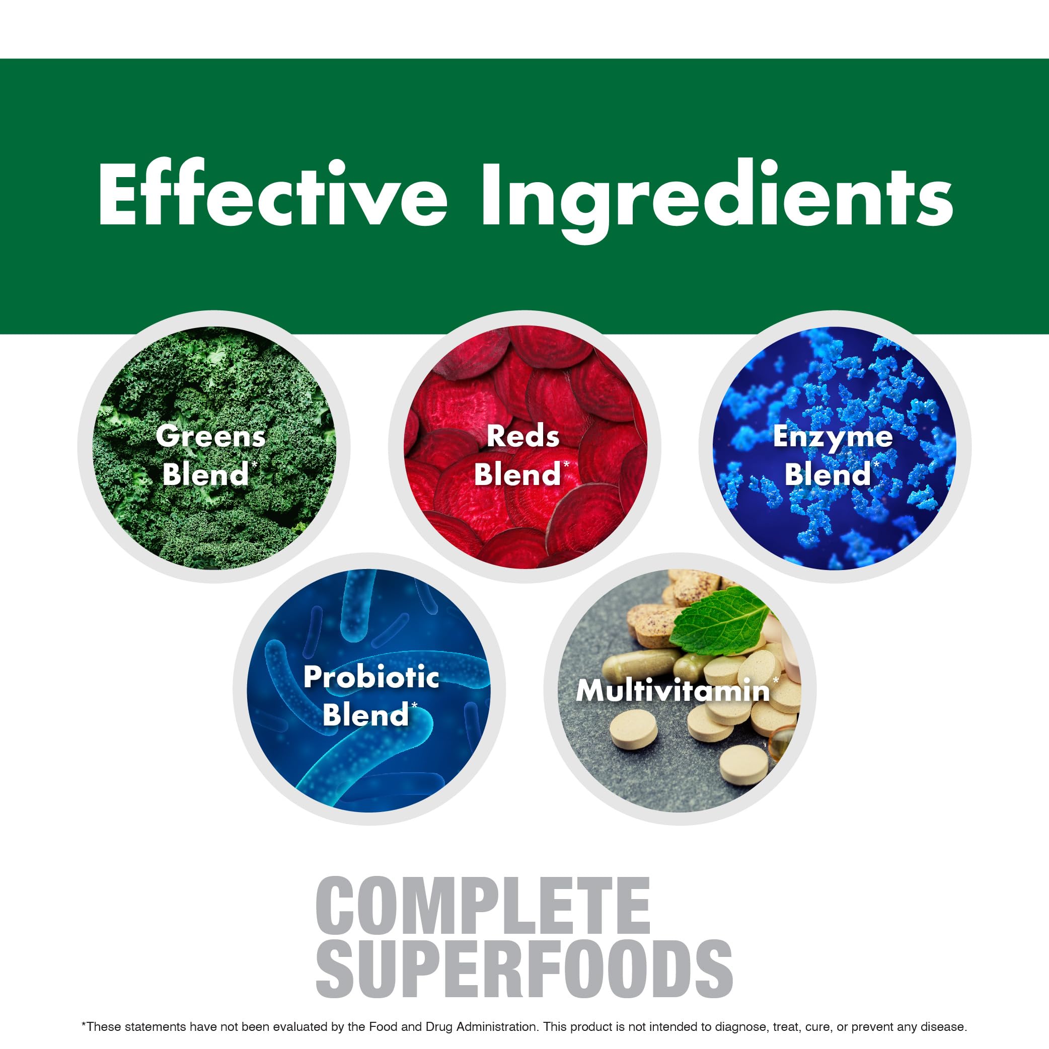NutraOne Complete Superfoods apple cider vinegar detail for tangy flavor