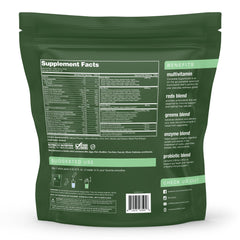 NutraOne Complete Superfoods jar package shown for convenient daily nutrition at home.