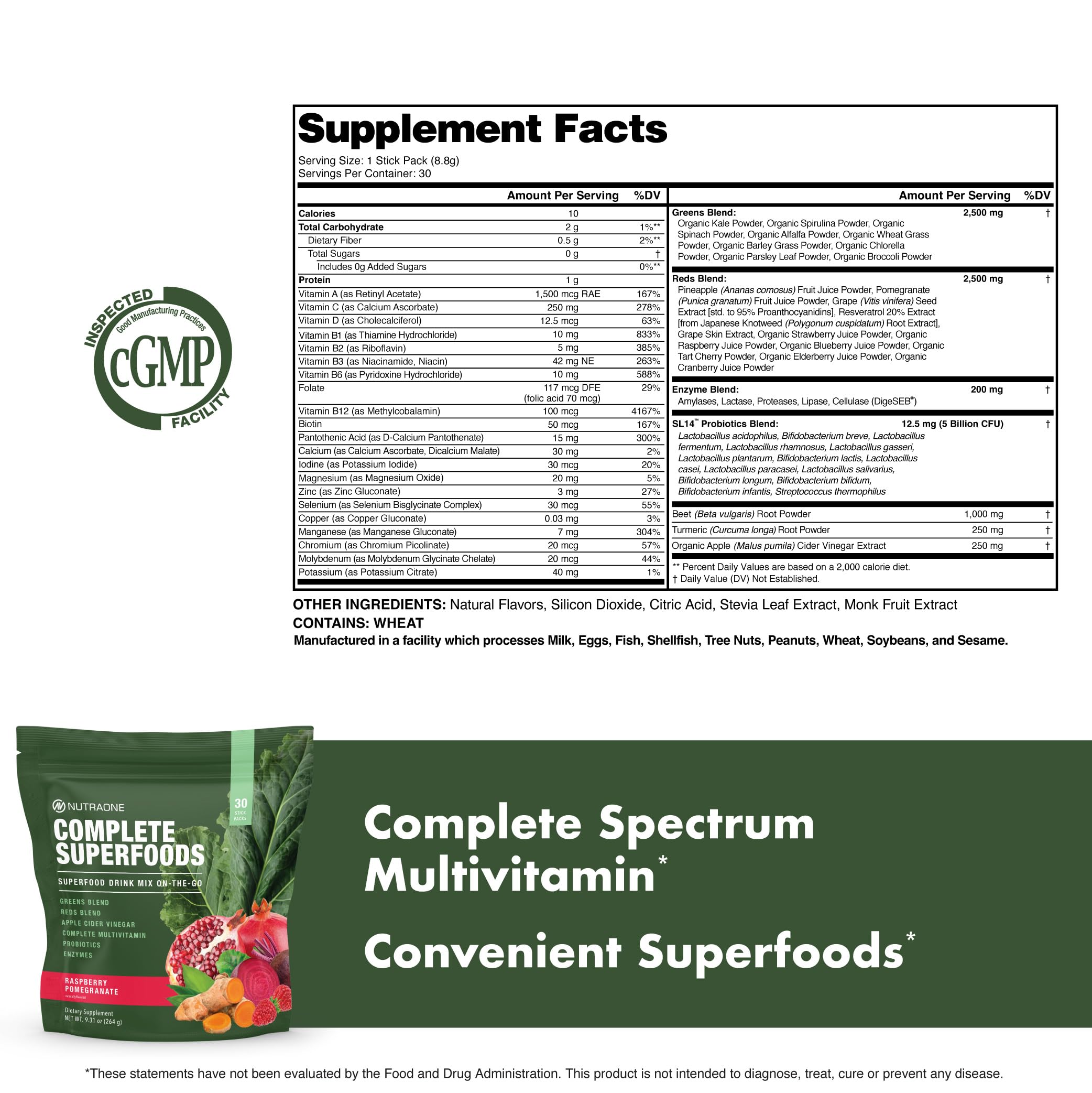 NutraOne enzymes and probiotics capsules illustrated for digestive support and gut health.