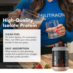 NutraOne IsolateOne chocolate peanut butter serving hints flavor profile