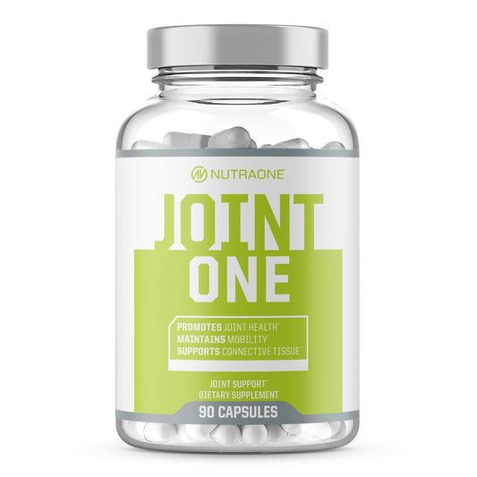 NutraOne JointOne bottle front view showing joint support for active lifestyles