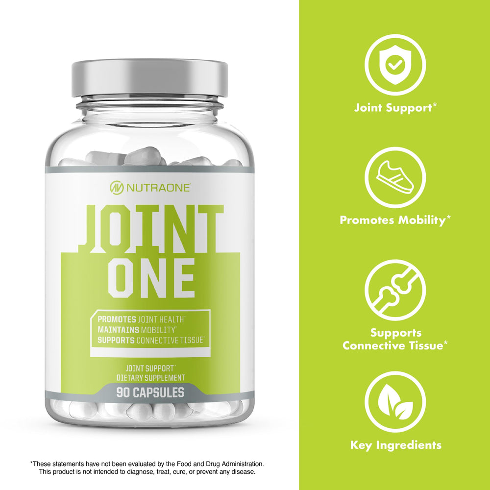 NutraOne JointOne ingredients panel emphasizing quality formulation