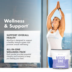 NutraOne MissOne energy and mood support for daily activities and workouts.