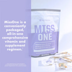 NutraOne MissOne formula promotes overall wellness for heart and immunity.