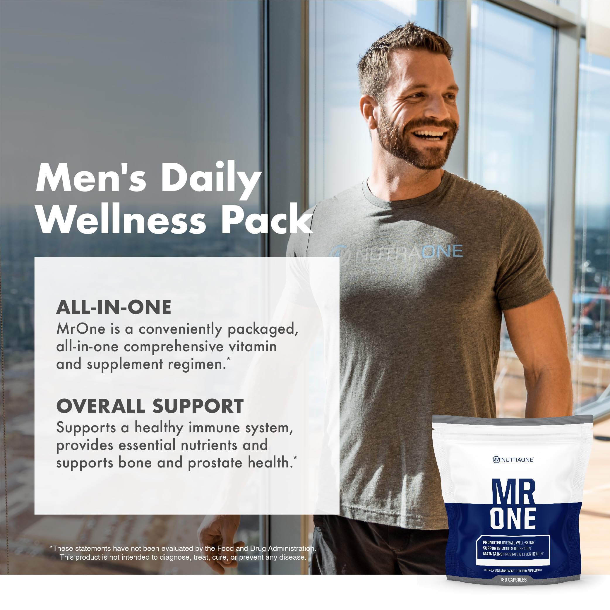 NutraOne MrOne prostate and liver support visual highlights core wellness