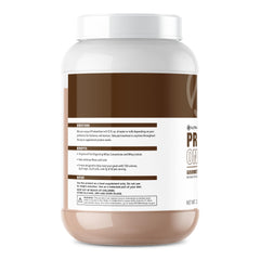 NutraOne ProteinOne gourmet chocolate flavor tub showcasing 24g protein per serving.