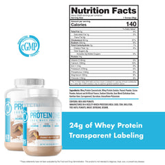 NutraOne ProteinOne ingredients label emphasizes GMP