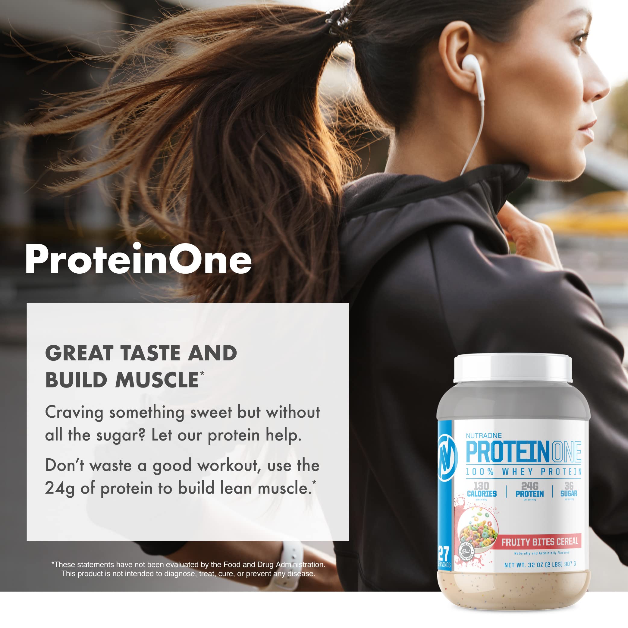NutraOne ProteinOne Vanilla Ice Cream glass shake demonstrates creamy, satisfying texture.