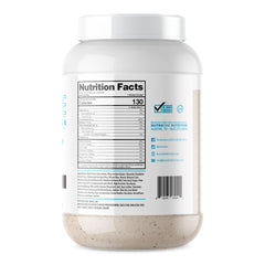 NutraOne ProteinOne whey microfiltered label showcasing high protein, low lactose