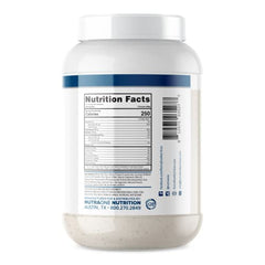 NutraOne Real Meal shake poured into a glass for quick nourishment