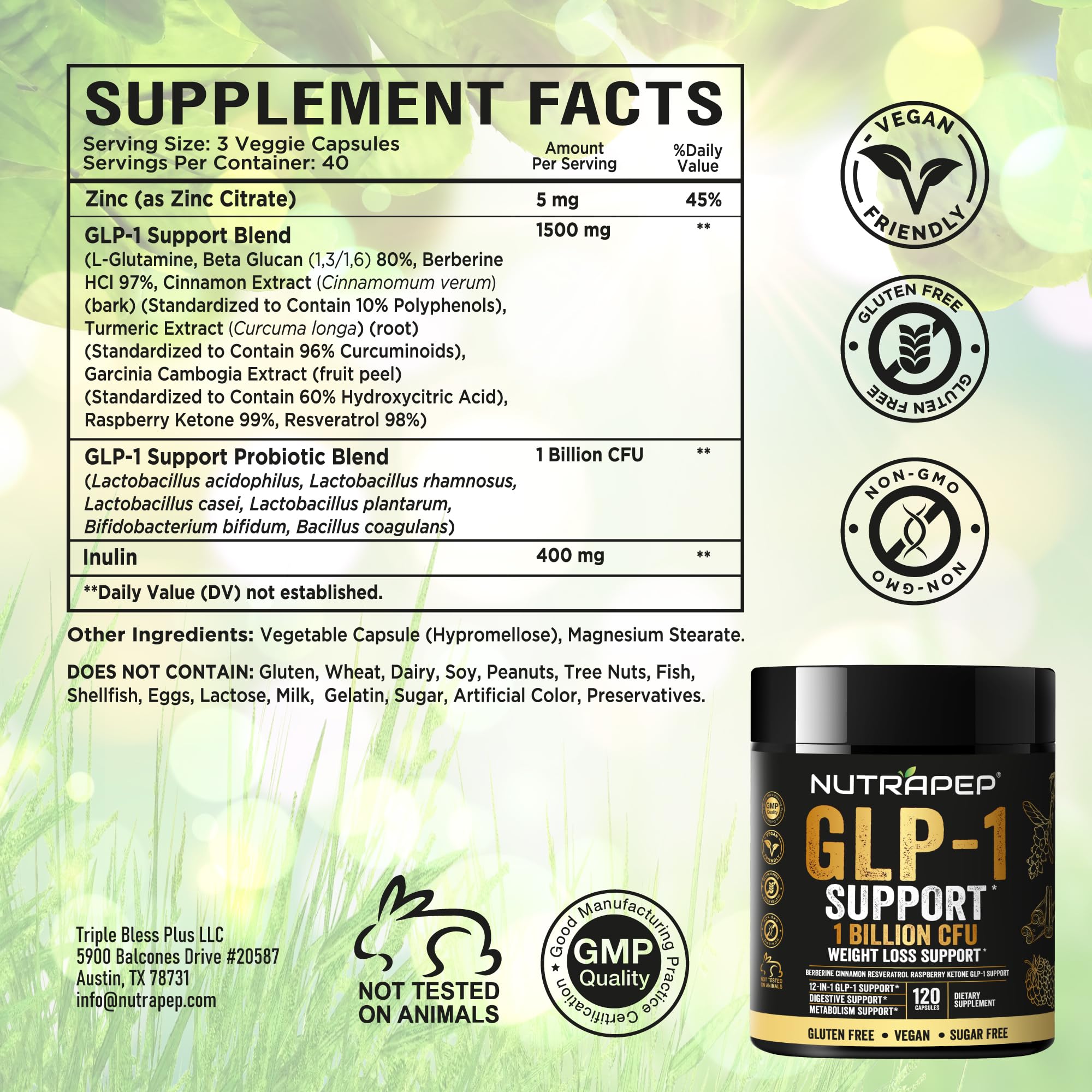 NutraPep GLP-1 Support daily-use lifestyle shot suggesting consistent use.