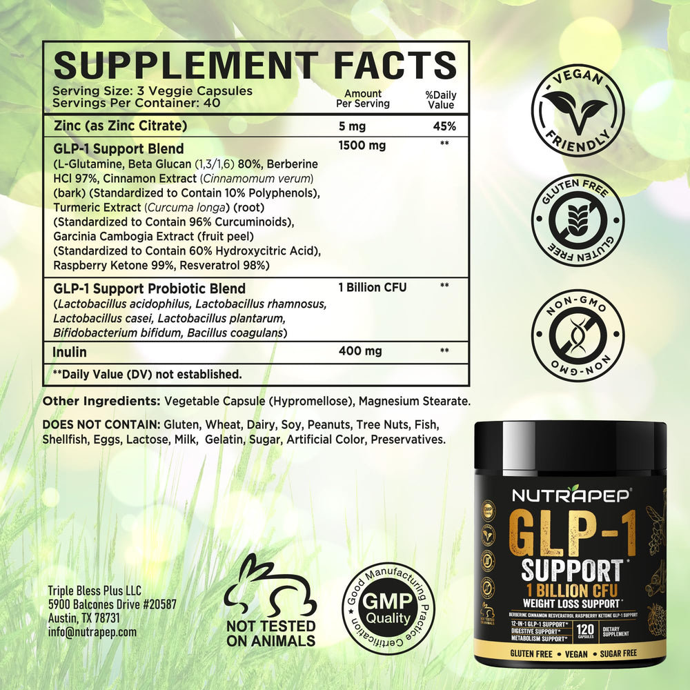 NutraPep GLP-1 Support daily-use lifestyle shot suggesting consistent use.