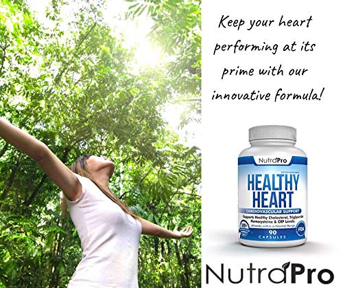 NutraPro Healthy Heart GMP logo signals trusted manufacturing standards