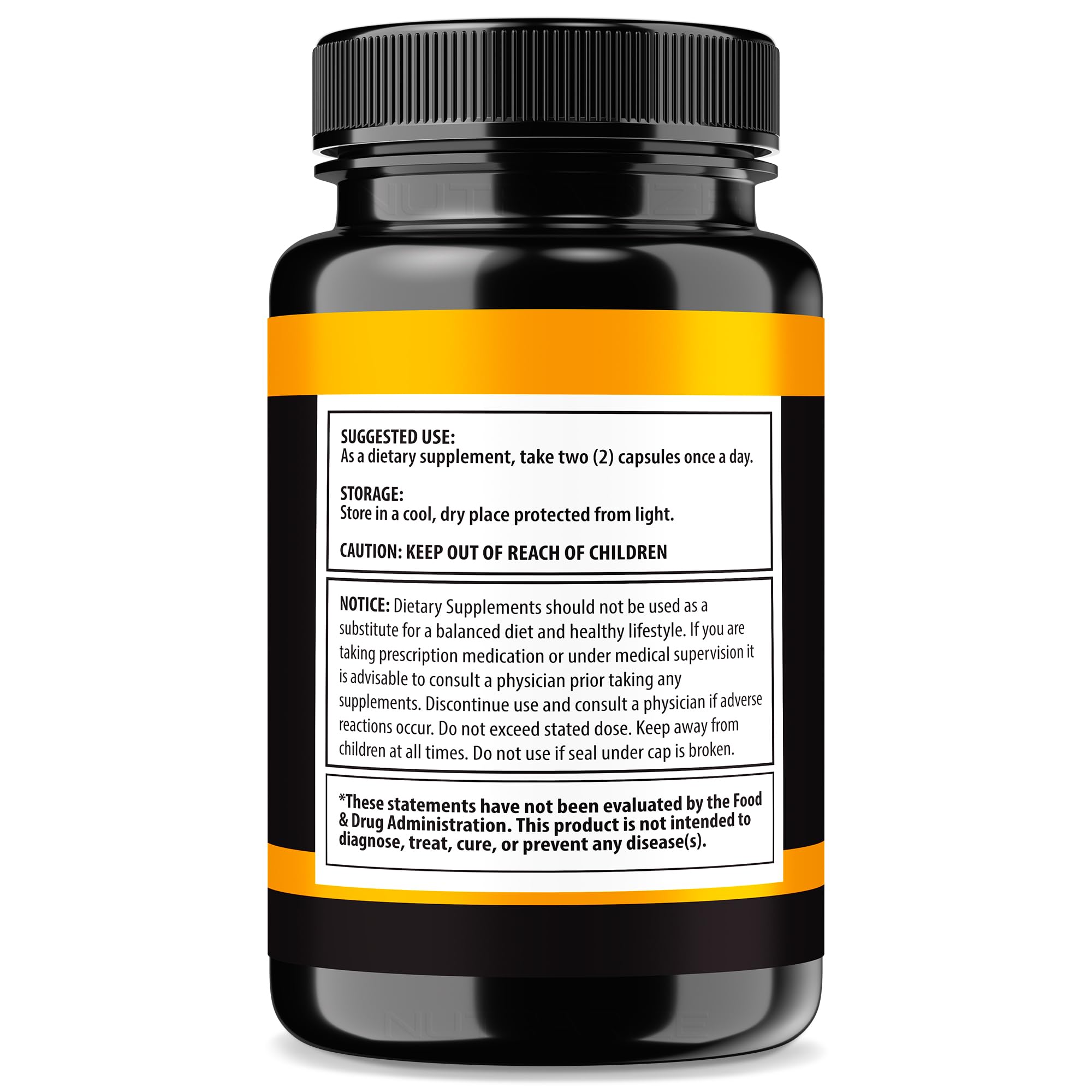 NutraRize Booster XT bottle on a desk promotes focused energy during work.