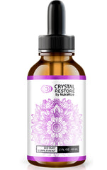 NutraRize Crystal Restore Drops bottle for daily wellness and easy dosing