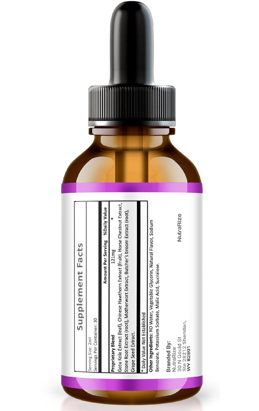 NutraRize Crystal Restore Drops dropper showing precise servings and convenient daily use