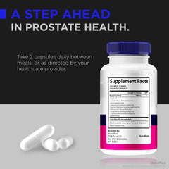 Retail display featuring NutraRize EZ Prostate as natural dietary option