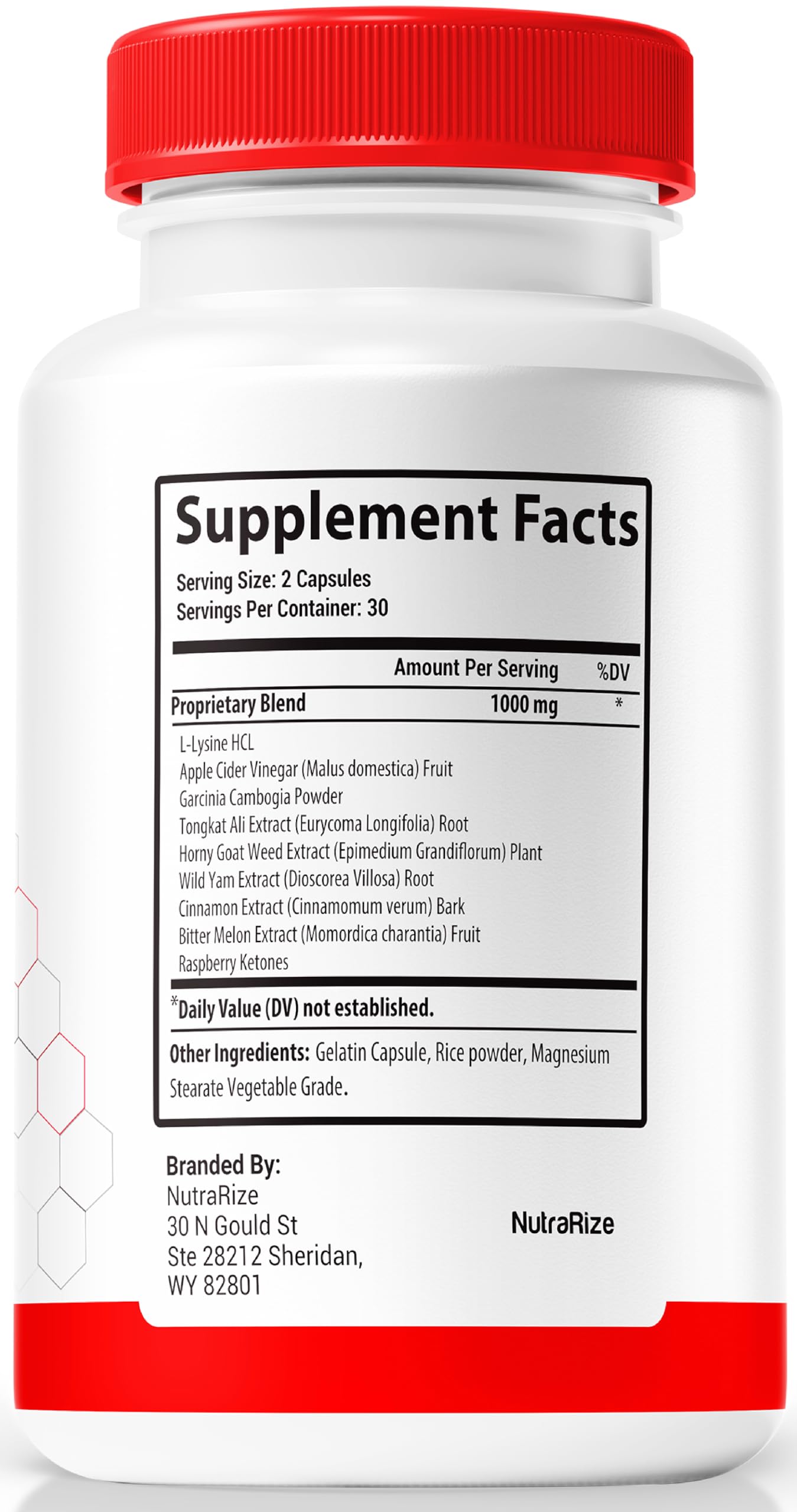 NutraRize GlucoRegen pills close-up highlights natural ingredients for overall health.