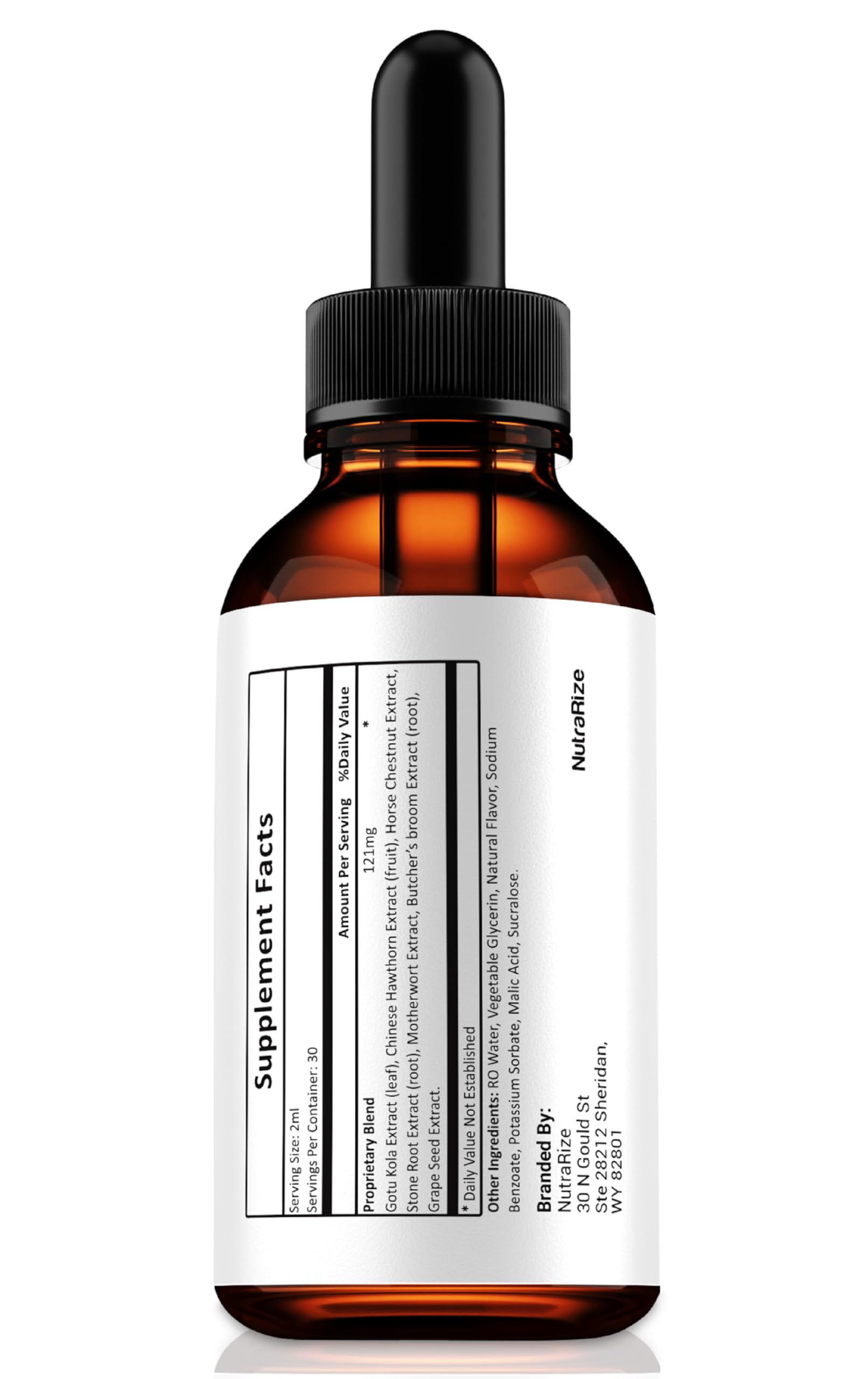NutraRize Glyco Genius dropper delivering precise measurements.