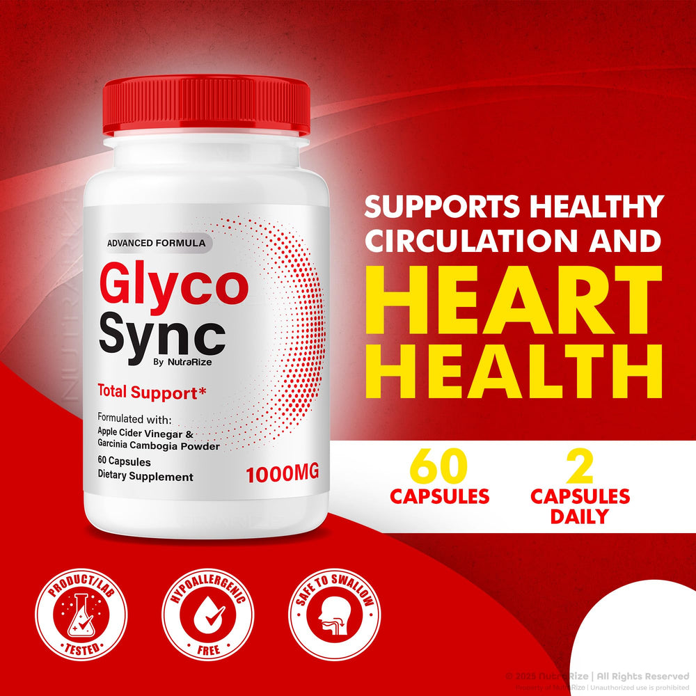 NutraRize Glyco Sync bottle with water for a simple daily routine.