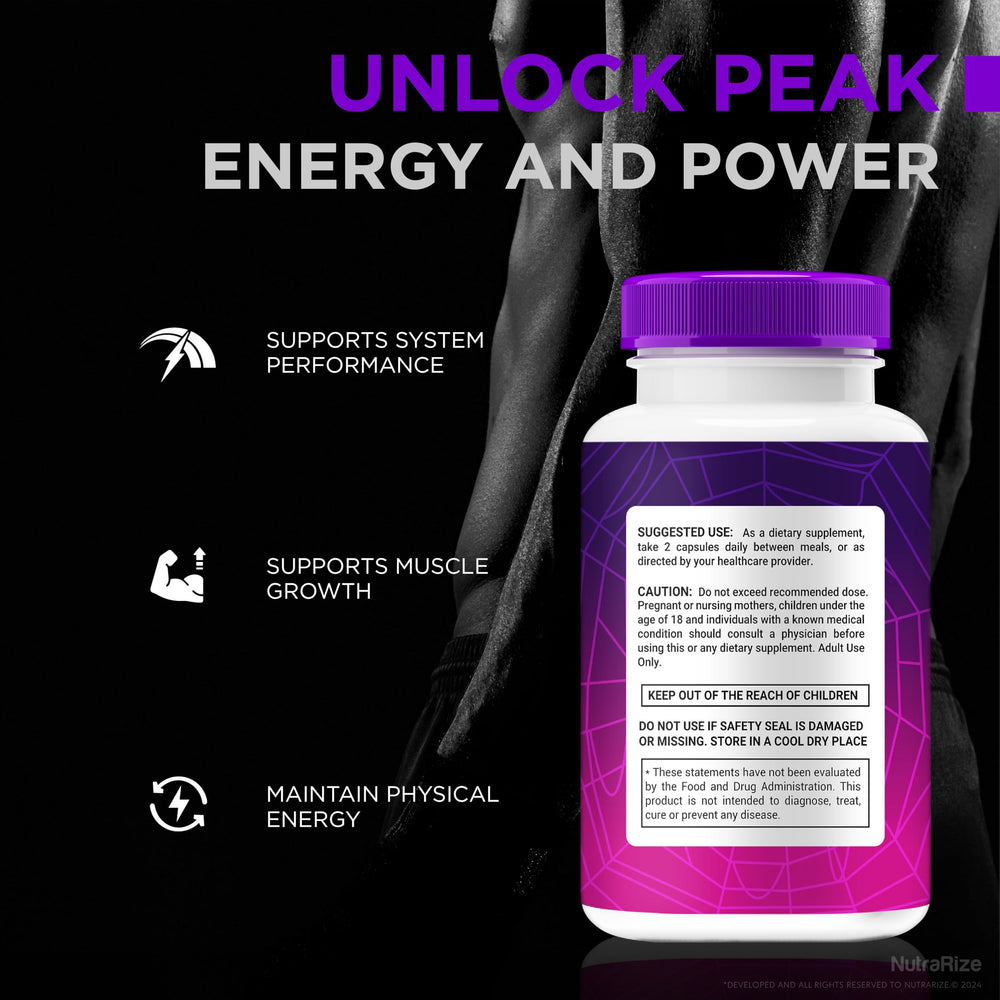 NutraRize Spider-Sense energy visual suggests daily stamina support.