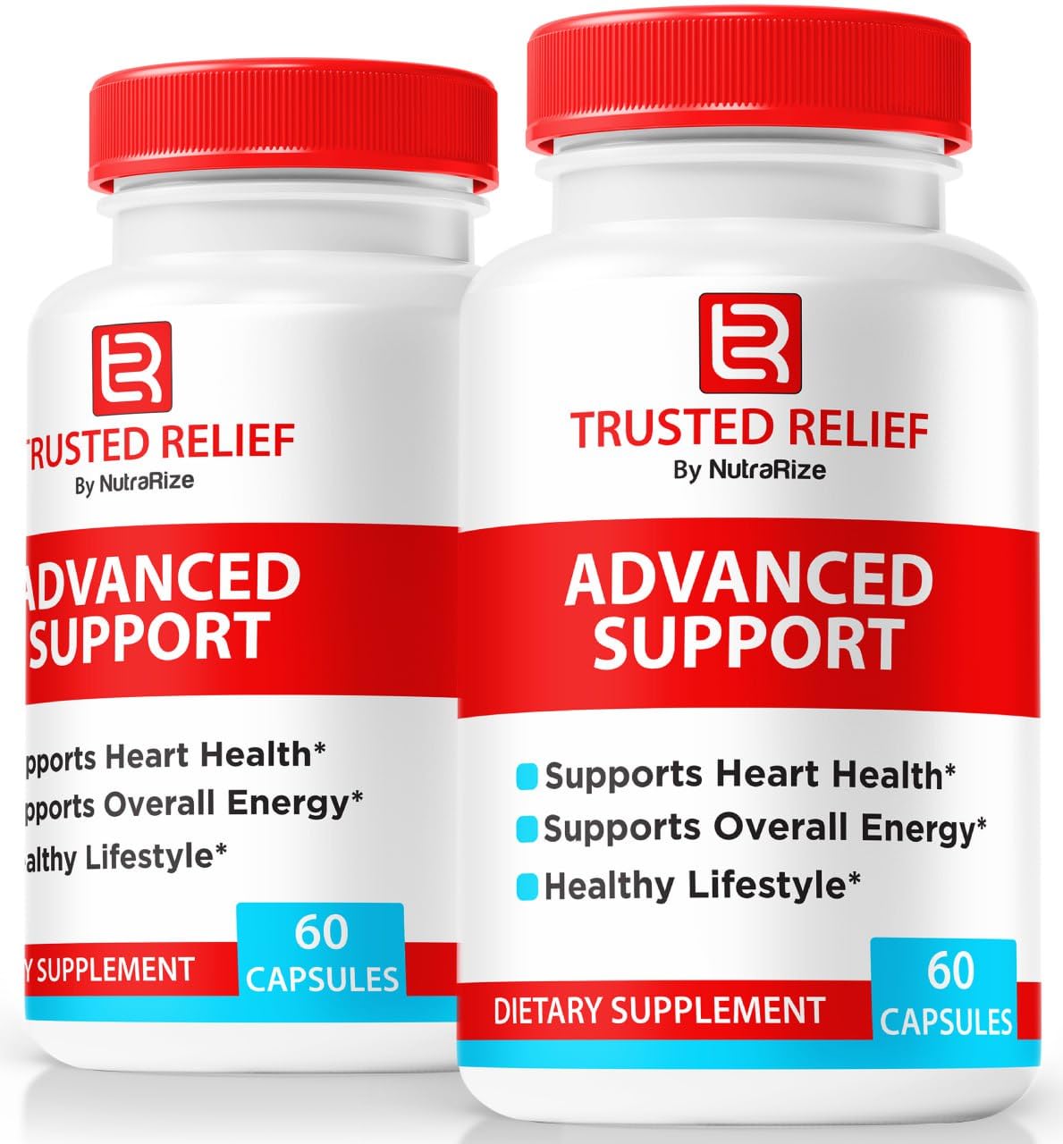 NutraRize Trusted Relief bottle-front showing compact packaging for daily wellness