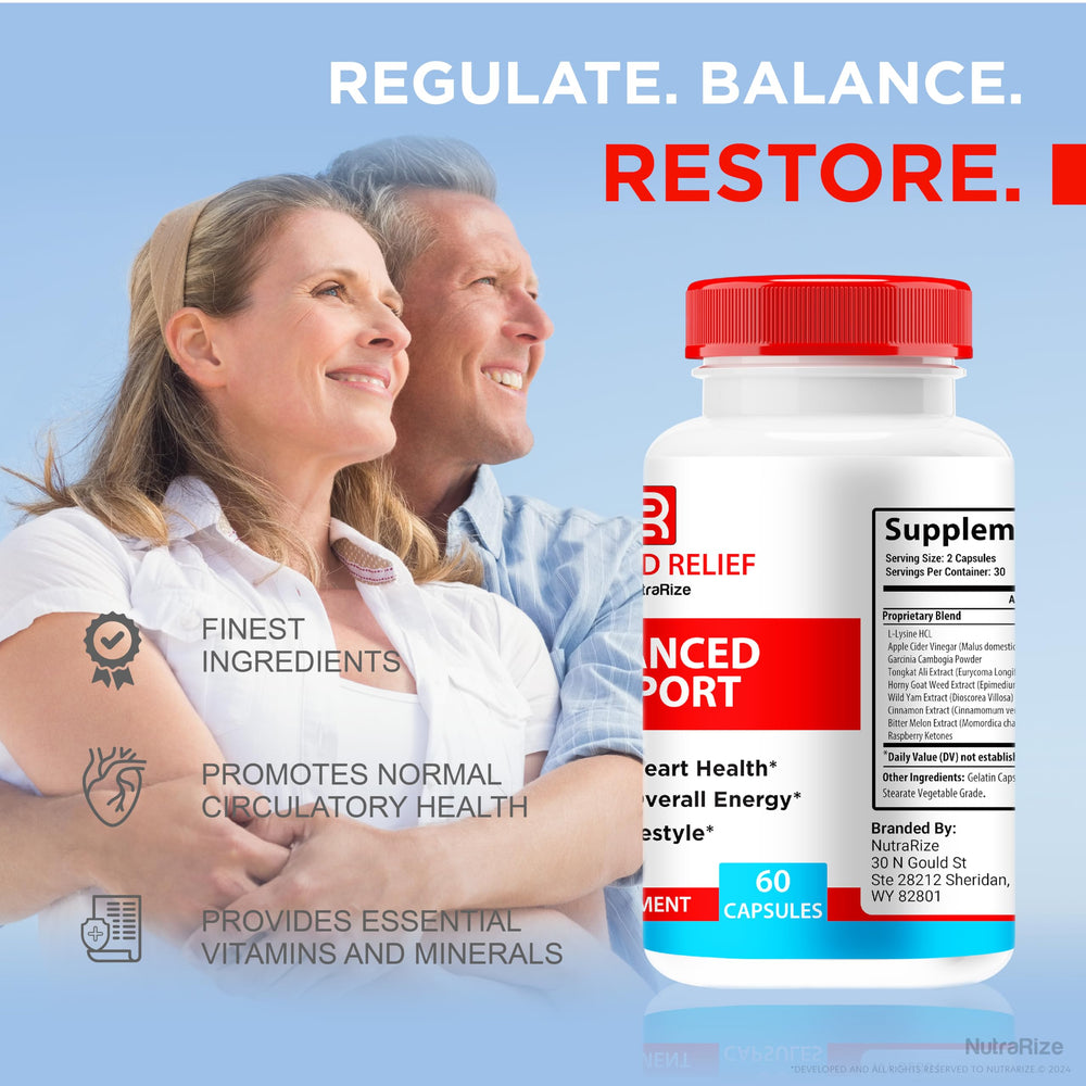 NutraRize Trusted Relief pour-bottle shows easy-to-take capsules