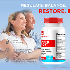 NutraRize Trusted Relief pour-bottle shows easy-to-take capsules