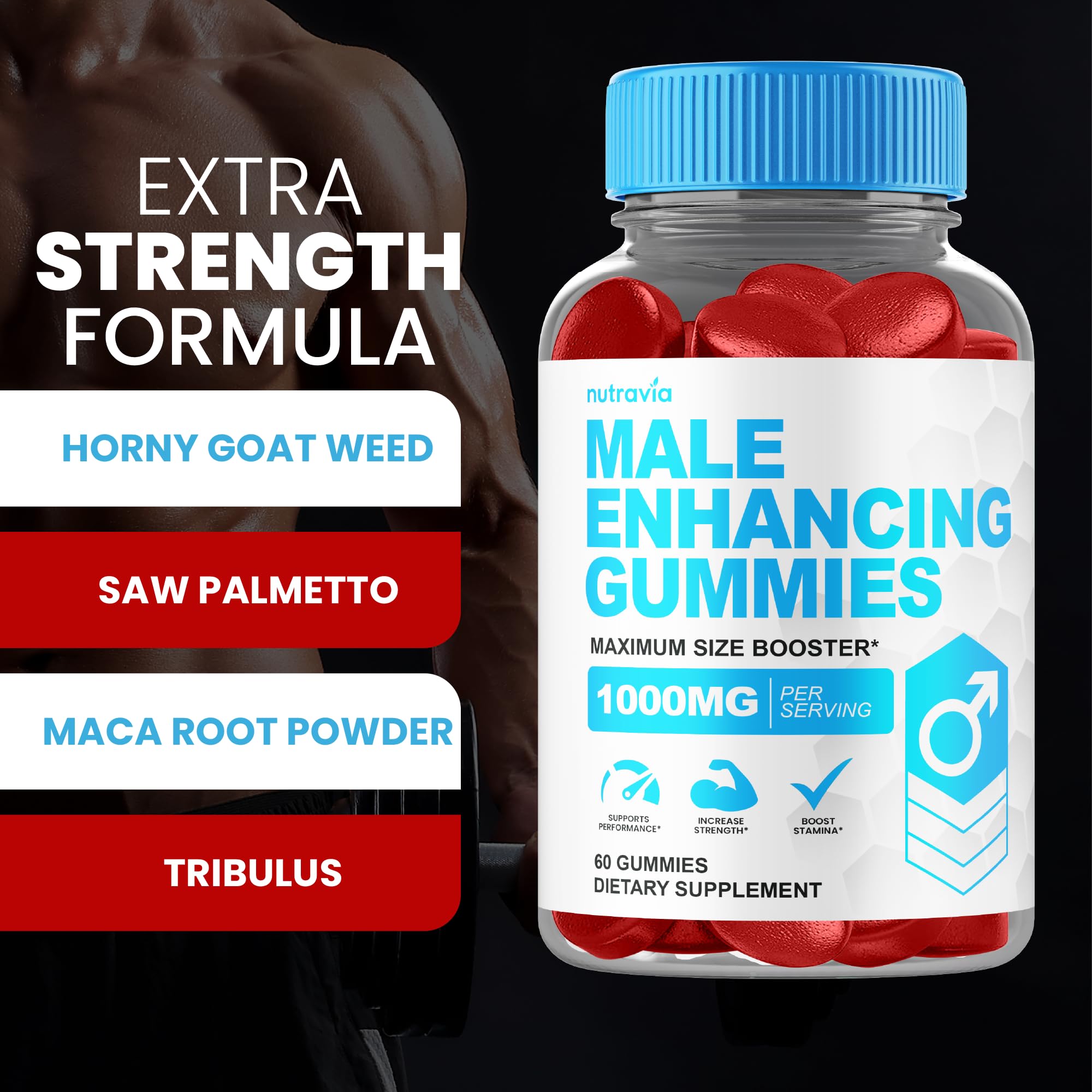 Nutravia gummies with a glass of water for easy daily use