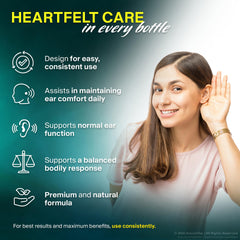 NutraVibe Audifort label-closeup reveals product details and plant-based formula.
