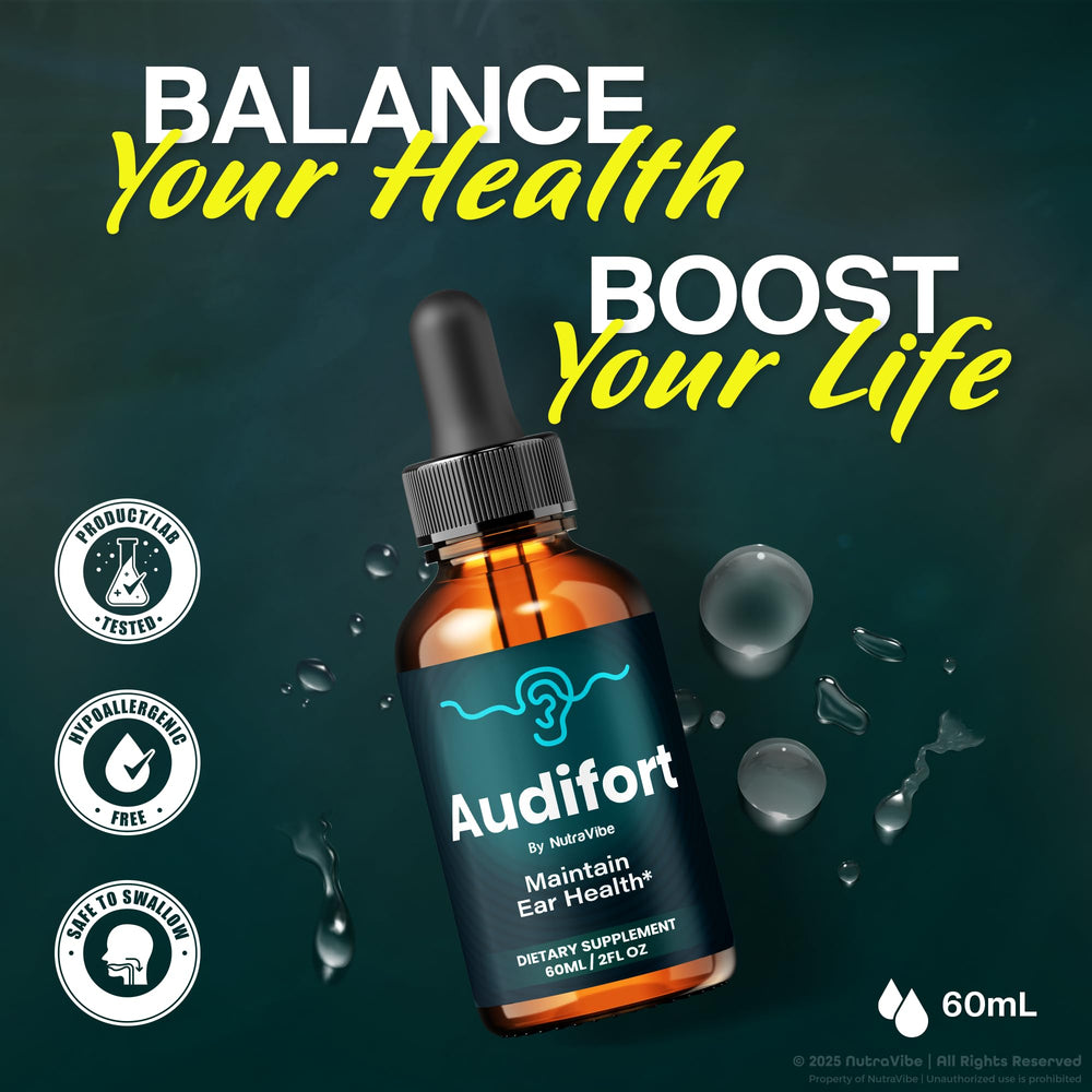 NutraVibe Audifort pack-3-pack displays multipack packaging for ongoing use.