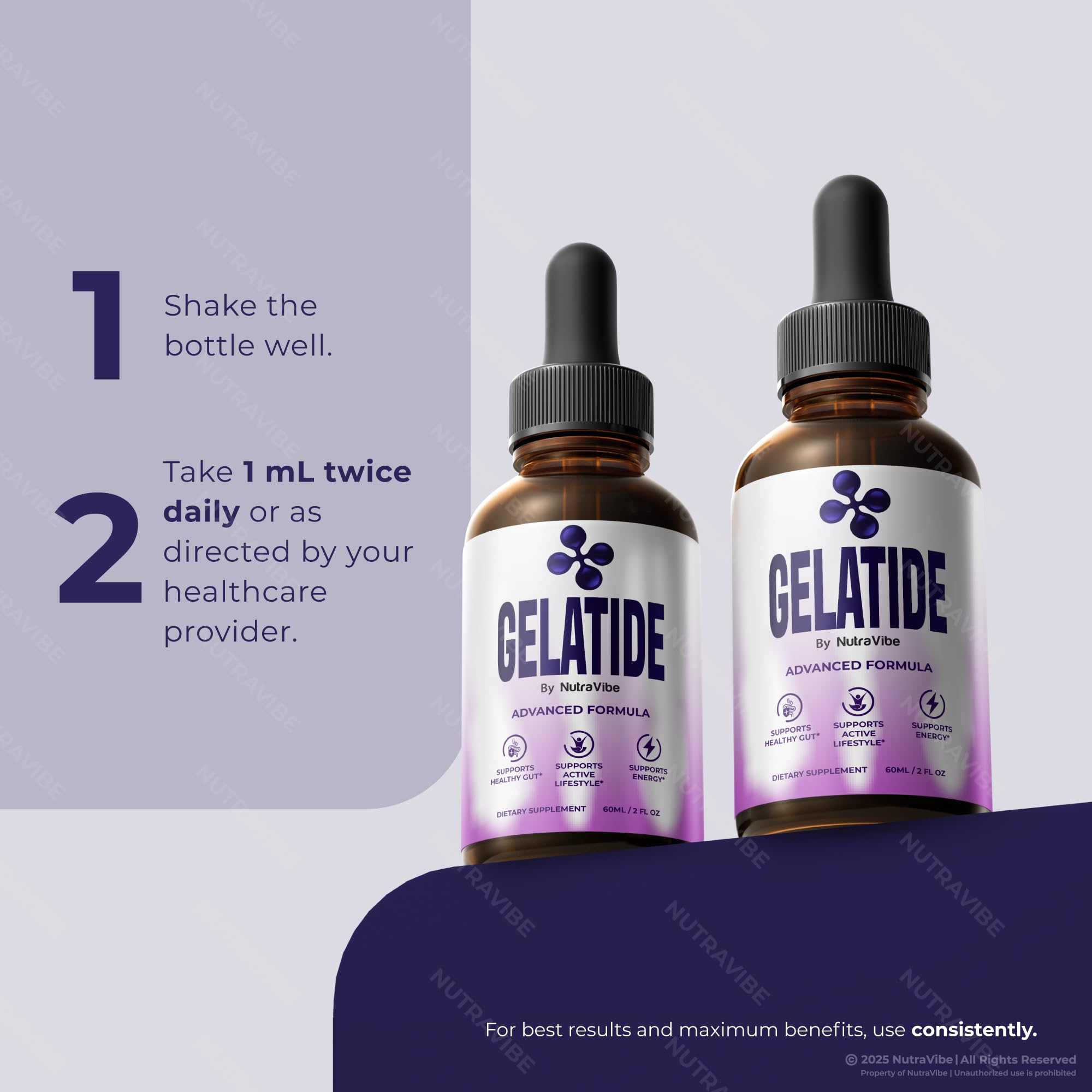 NutraVibe Gelatide Drops morning routine usage scenario