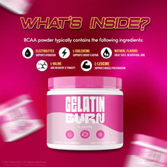 NutraVibe Gelatin Burn Powder scoop ensures precise servings